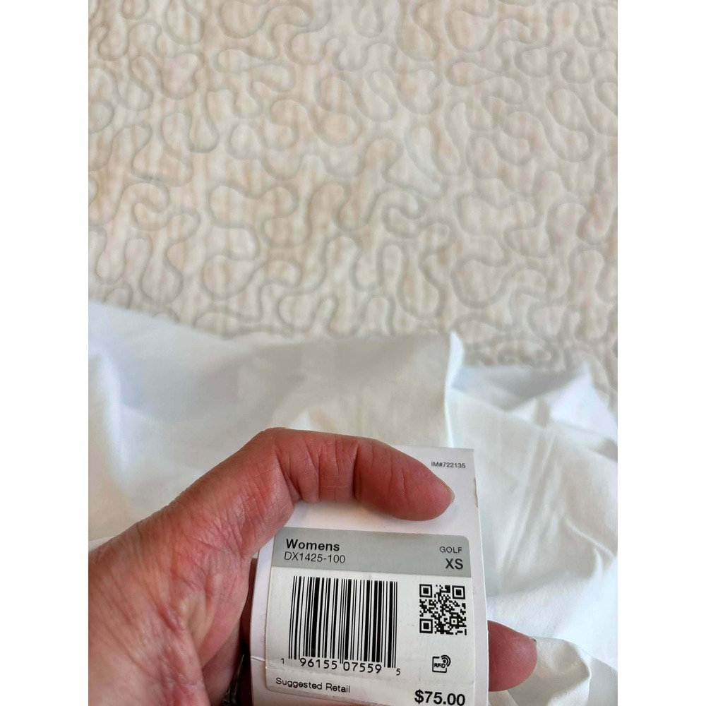 Nike Court Dri-FIT Victory Pleated Tennis Skirt White Skort Size XS #97 - Picture 7 of 7